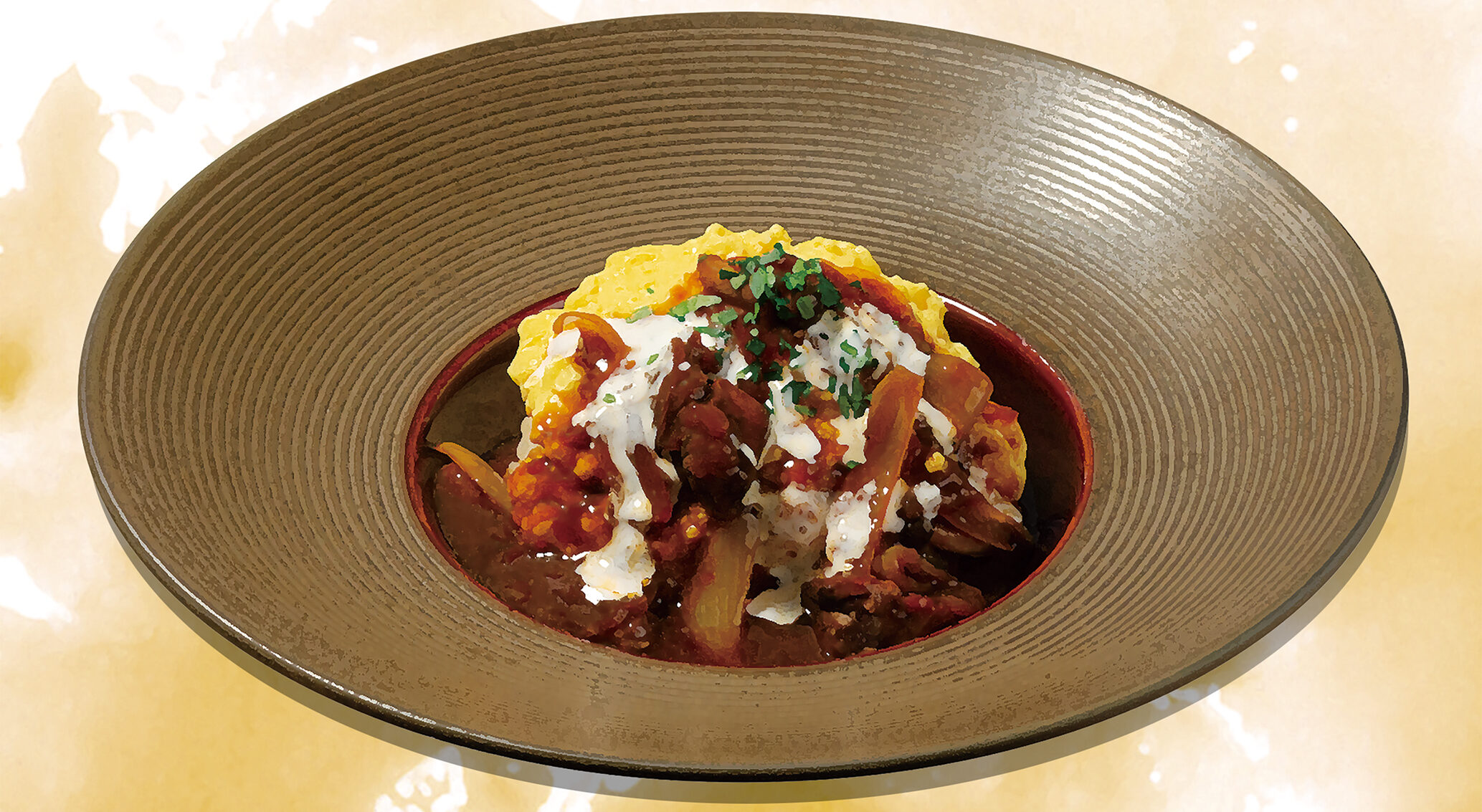 焼岳溶岩ハヤシオムライス 五千尺スパイシーポークカレー